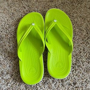 Like Green Crocs Crocband Adult Flip Flop Sandals